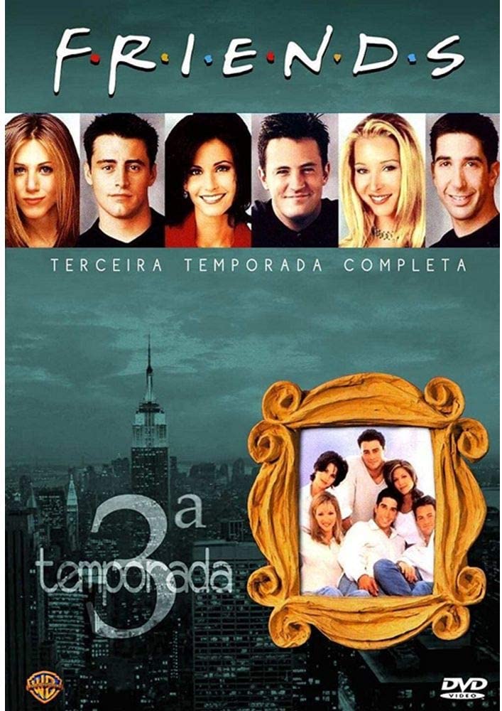 Friends Terceira Temporada Completa (3 Discos) - DVD (Seminovo)