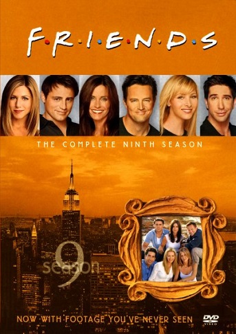 Friends Nona Temporada Completa (4 Discos) - DVD (Seminovo)