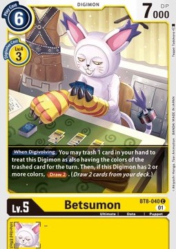 Single Digimon Betsumon (BT8-040) - English