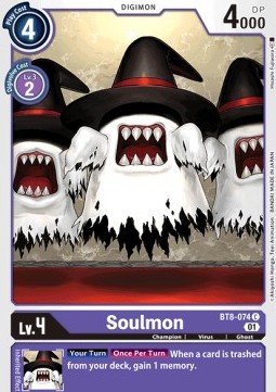 Single Digimon Soulmon (BT8-074) - English