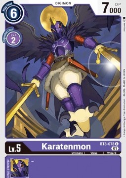 Single Digimon Karatenmon (BT8-078) - English