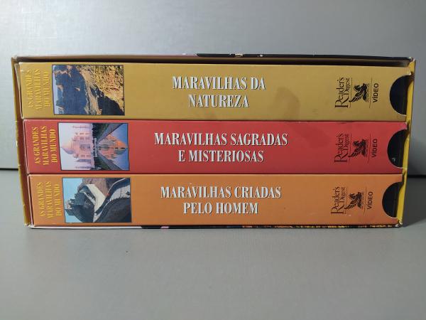 Reader's Digest: As Grandes Maravilhas do Mundo 3 VHS´s - VHS (Seminovo)