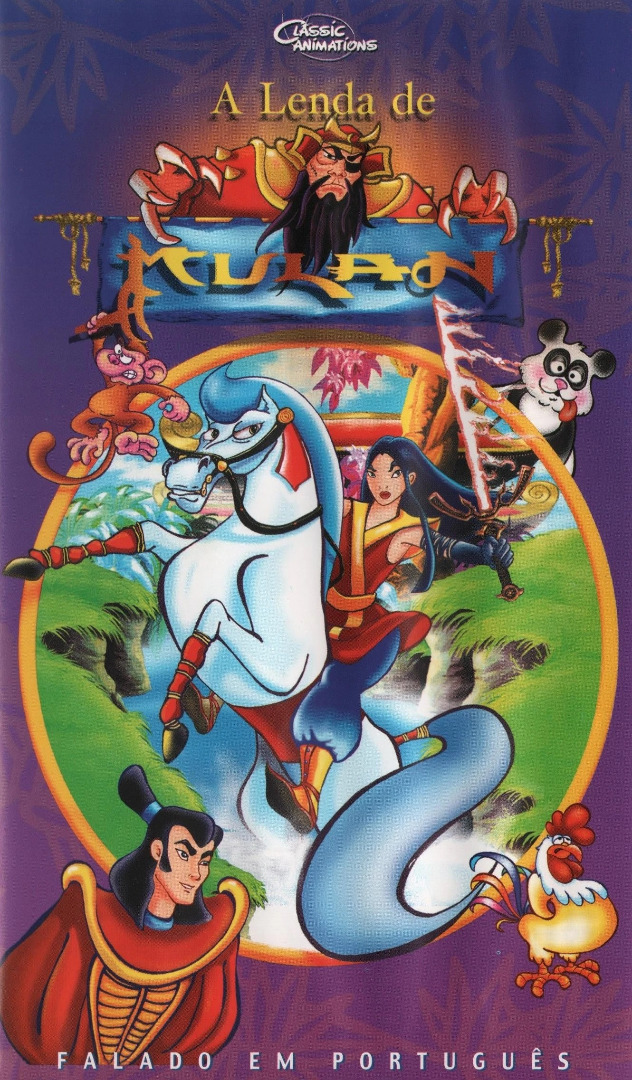 Classic Animations - A Lenda de Mulan - VHS (Seminovo)