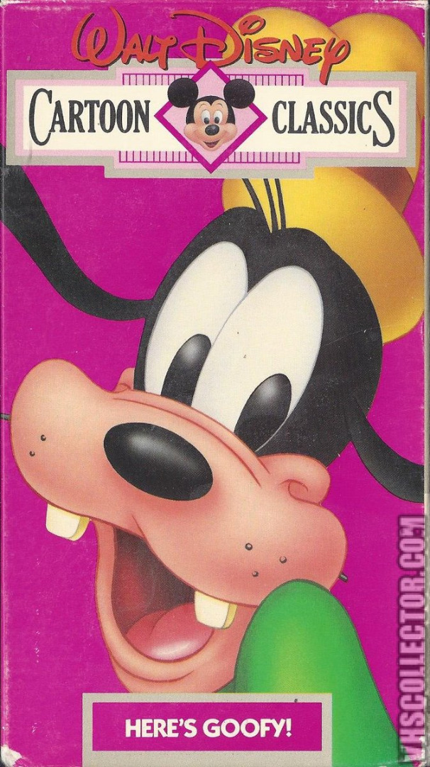 Walt Disney Cartoon Classics - Aqui Está o Pateta - VHS (Seminovo)