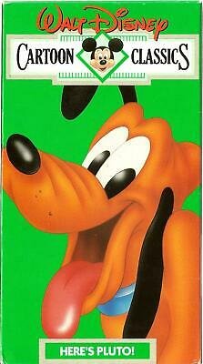 Walt Disney Cartoon Classics - Aqui Está o Pluto - VHS (Seminovo)