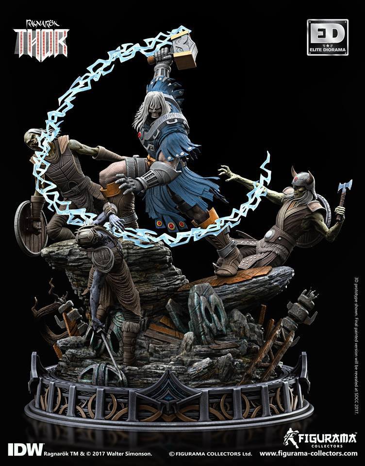 Ragnarök Elite Diorama Statue Thor 46 cm
