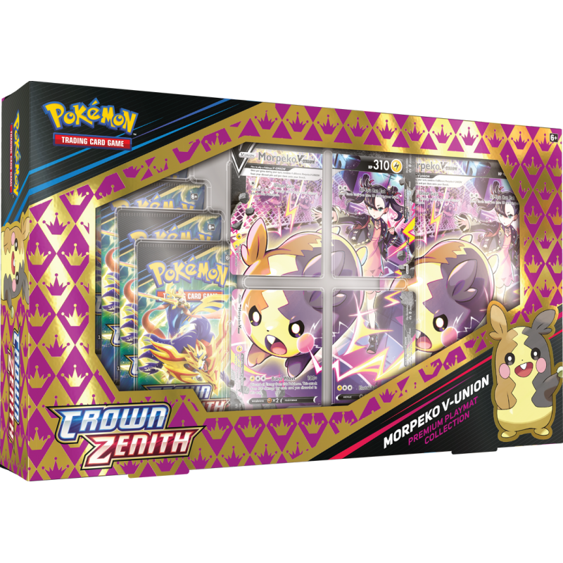 Pokémon - Crown Zenith Premium Playmat Collection - Morpeko V Union Box -EN
