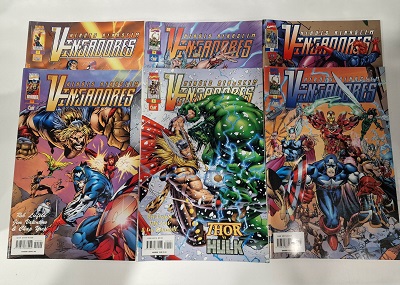 Marvel Comics - Heróis Renascem - Os Vingadores Coleção Completa (2000)- PT