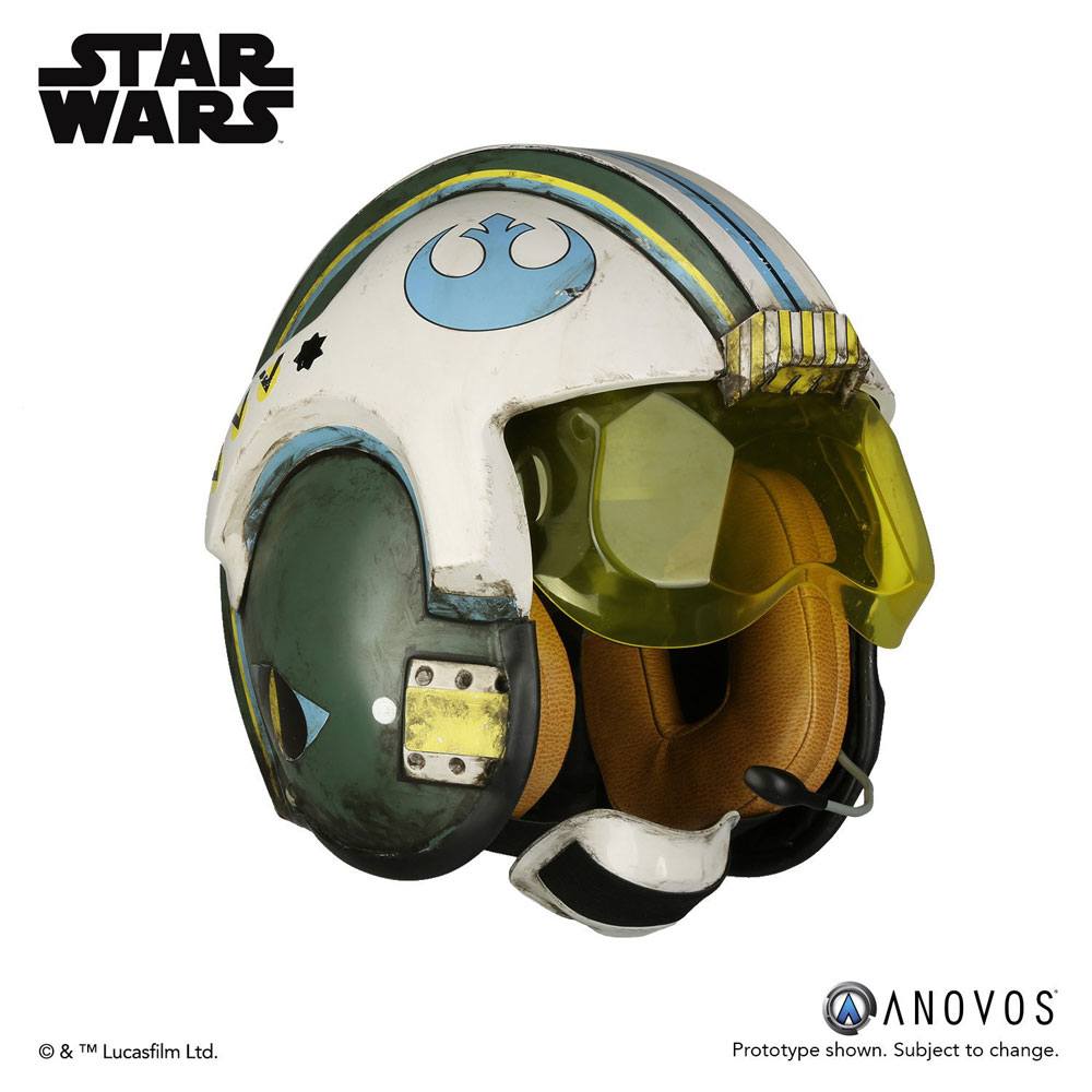Star Wars Rogue One Replica 1/1 General Merrick Blue Squadron Helmet 