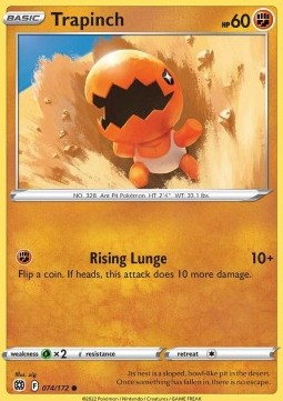 Single Pokémon Trapinch (BRS 074) - English