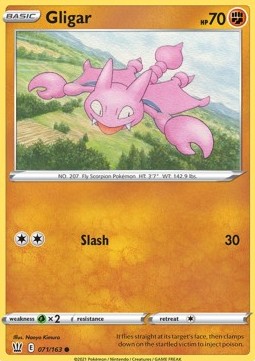 Single Pokémon Gligar (BST 71) - English