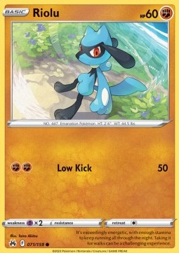 Single Pokémon Riolu (CRZ 071) - English