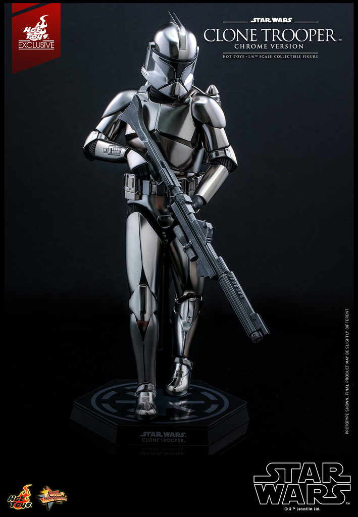 Star Wars: Clone Trooper Chrome Version 1:6 Scale Action Figure Exclusive