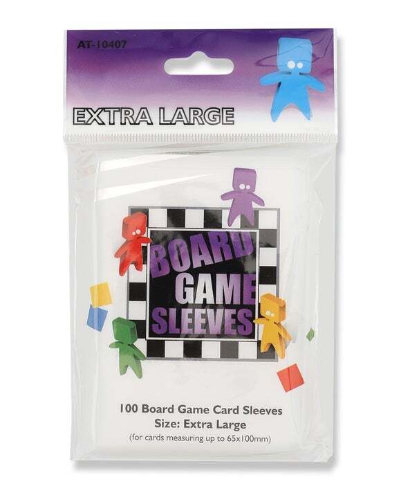 Board Games Sleeves - Extra Large (65x100mm) - (100 Sleeves)