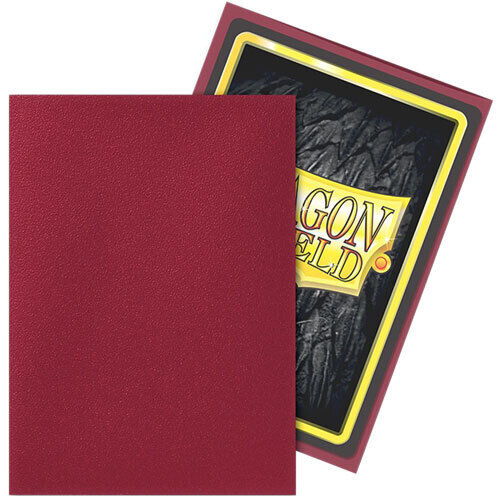 Dragon Shield Standard Matte Sleeves - Blood Red 'Simurag' (100 Sleeves)