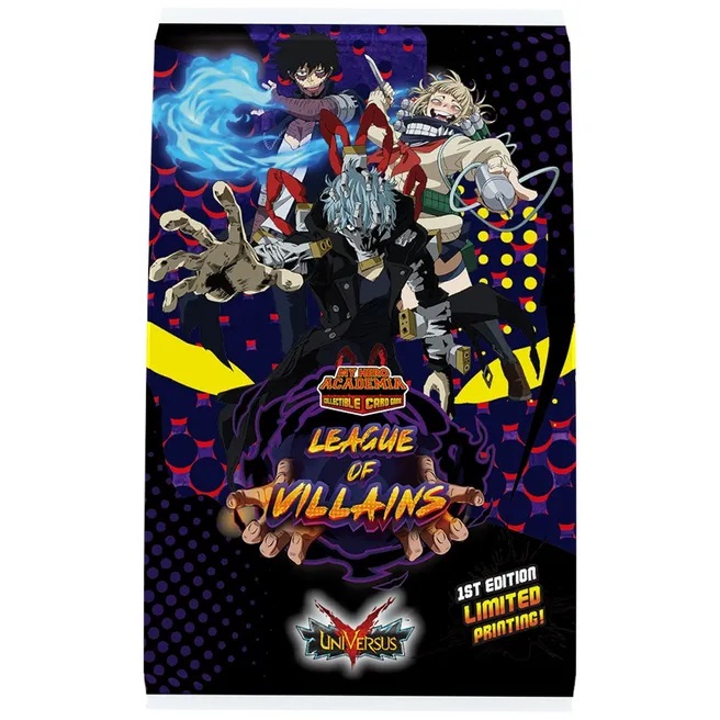 My Hero Academia CCG Series 4: League of Villains First Edition Booster EN