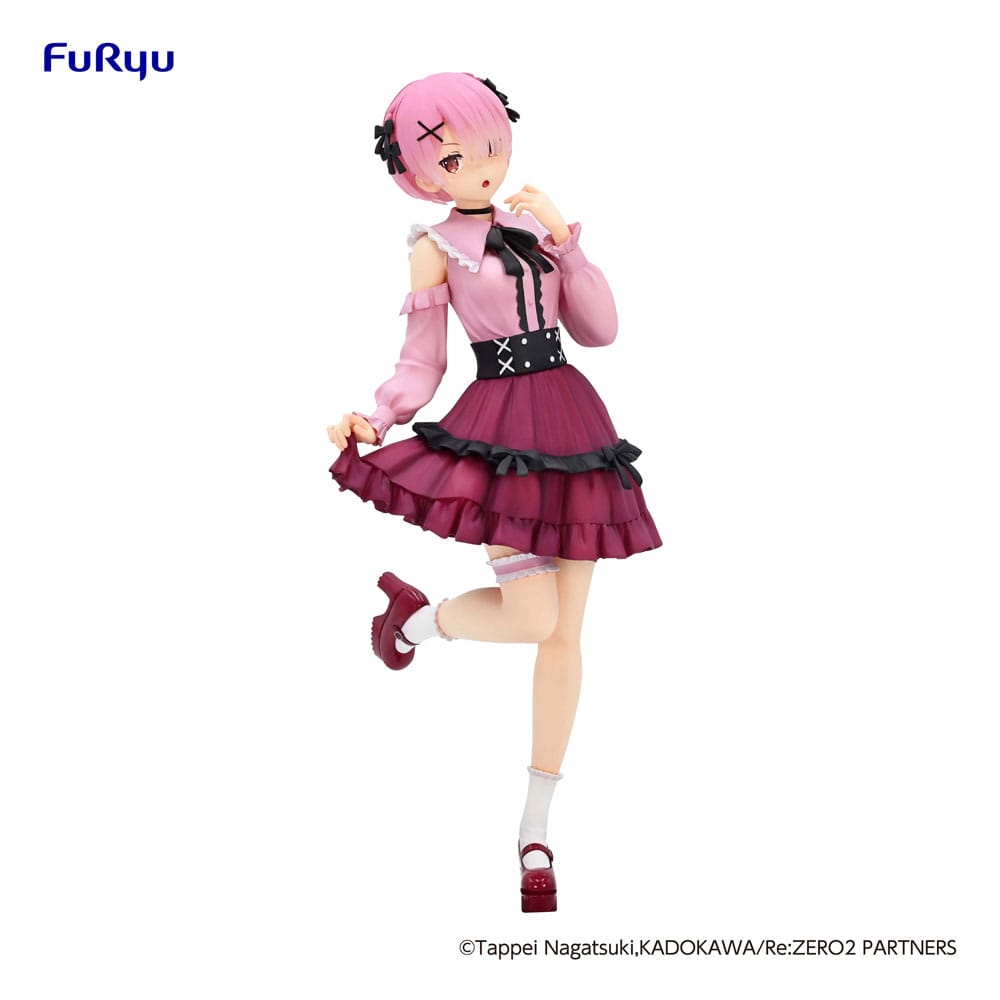 Re:Zero Starting Life in Another World Statue Rem Girly Outfit Pink 21 cm
