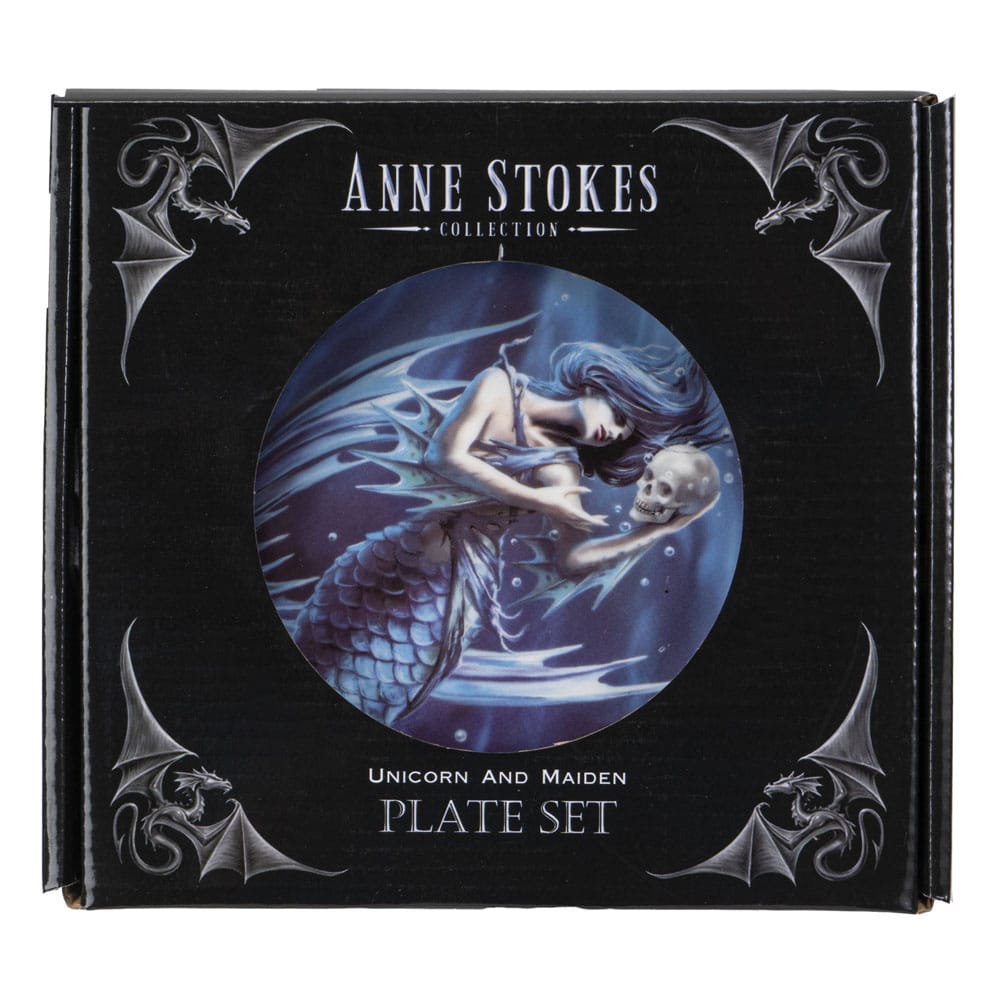 Anne Stokes Plates 4-Pack Sirenen