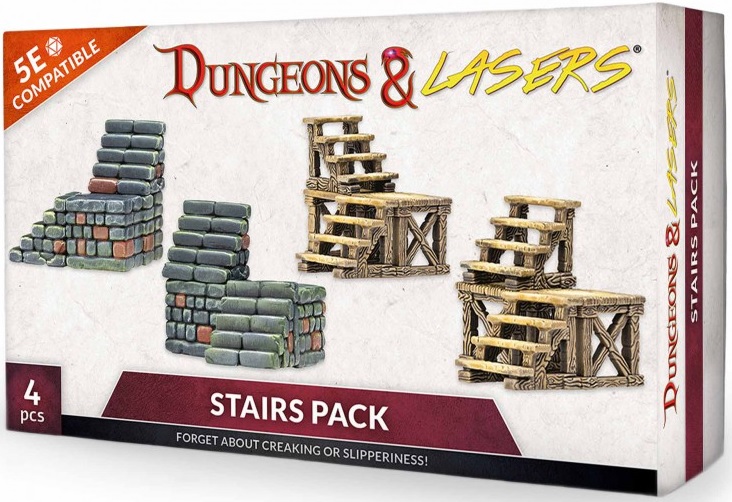 Dungeons & Lasers - Stairs Pack - EN