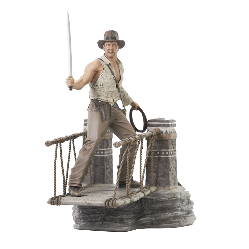 Indiana Jones and the Temple of Doom Deluxe Gallery PVC Statue Rope Bridge 