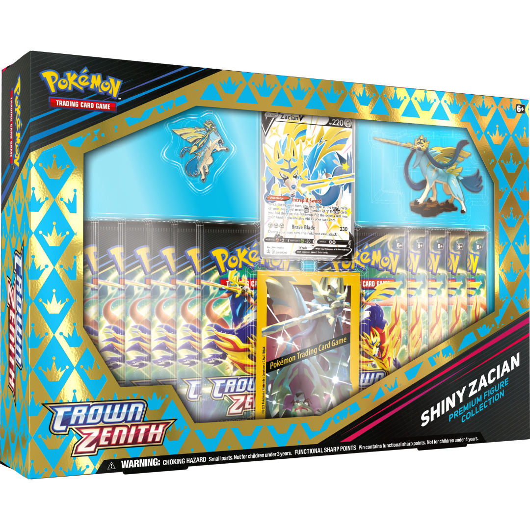 Pokémon - Crown Zenith Shiny Zacian Premium Figure Collection Box (English)