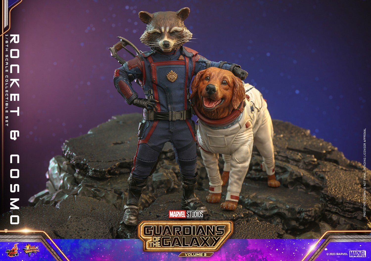  Marvel: Guardians of the Galaxy Vol. 3 - Rocket and Cosmo 1:6 Scale Figure