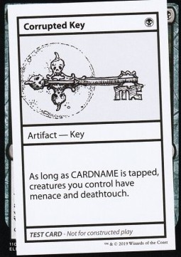 Single Magic the Gathering Corrupted Key (V.2) (Mistery Booster) - English