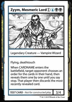 Single Magic the Gathering Zyym, Mesmeric Lord (V.2) (Mistery Booster) - EN