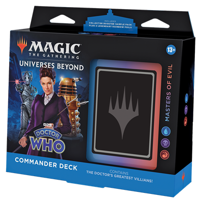 Magic the Gathering- Doctor Who Commander Deck Masters of Evil (English)