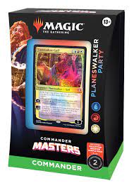 Magic the Gathering- Commander Masters Commander Deck Planeswalker Party EN