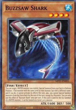 Single Yu-Gi-Oh! Buzzsaw Shark (MP21-EN055) - English