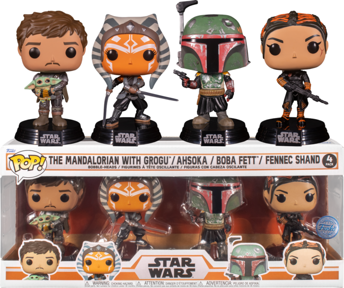 Funko Pop! Star Wars The Mandalorian 4-Pack Special Edition 9 cm