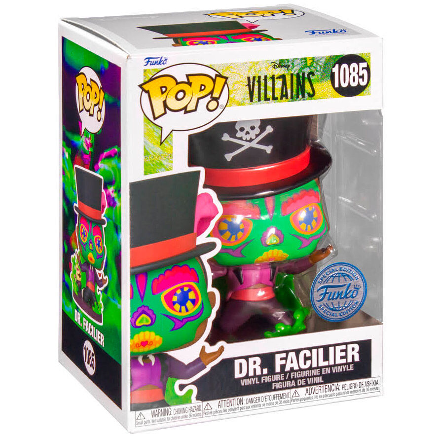 Funko Pop! Disney Villians: Dr. Facilier Blacklight Special Edition 9 cm