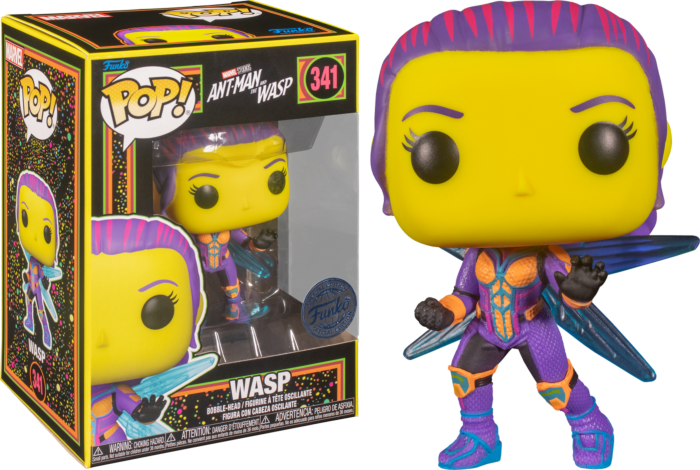 Funko Pop! Marvel: Ant-Man and the Wasp - Wasp Blacklight Special Edition 