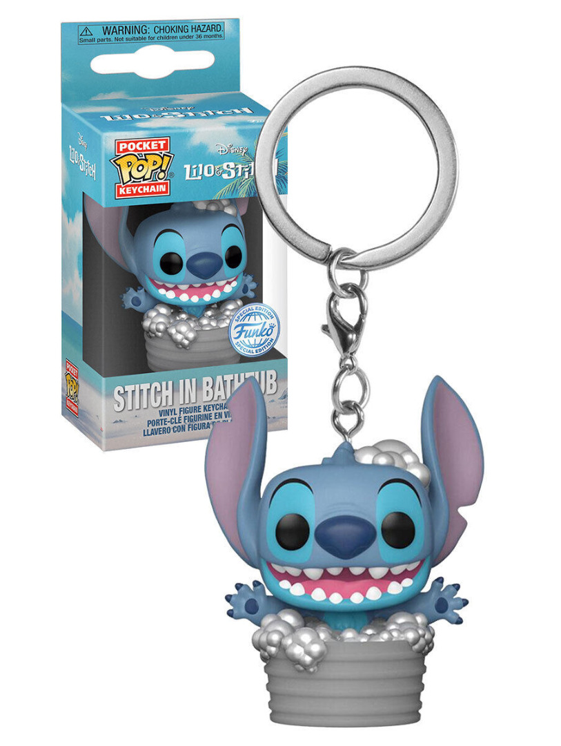 Funko POP! Keychain Disney Stitch in Bathtub 4 cm