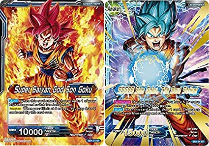Single Dragon Ball Super Saiyan God Son Goku/The Soul Striker - English
