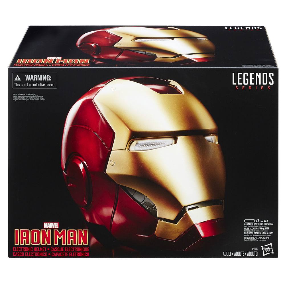 Marvel Legends Electronic Helmet Iron Man Scale 1:1