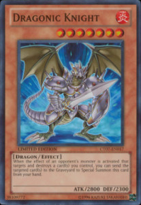 Single Yu-Gi-Oh! Dragonic Knight (CT07-EN017) - English