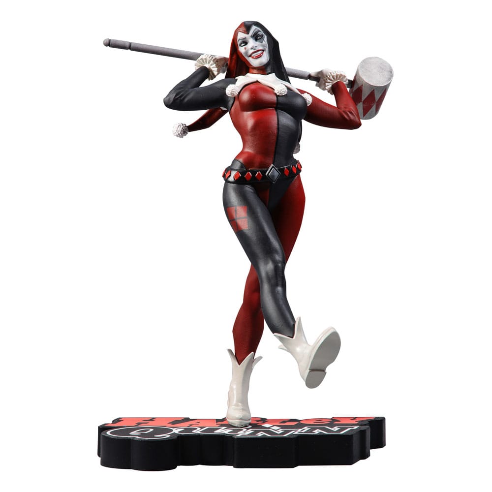 DC Direct Resin Statue Harley Quinn: Red White & Black 19 cm