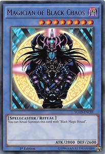Single Yu-Gi-Oh! Magician of Black Chaos (YGLD-ENC01) - English