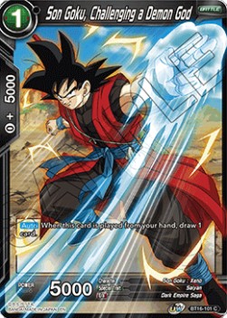 Single Dragon Ball Super Son Goku, Challenging a Demon God (BT16) - English
