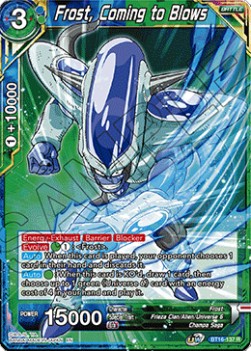 Single Dragon Ball Super Frost, Coming to Blows (BT16) Foil - English