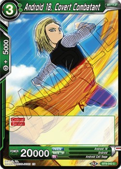 Single Dragon Ball Super Android 18, Covert Combatant (BT9) - English