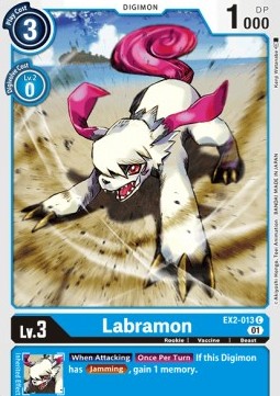 Single Digimon Labramon (EX2-013) - English