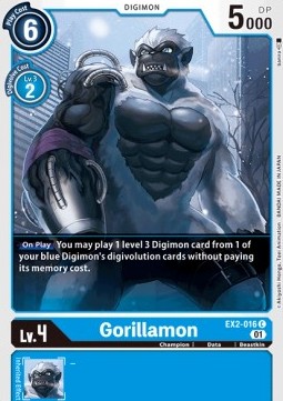Single Digimon Gorillamon (EX2-016) - English