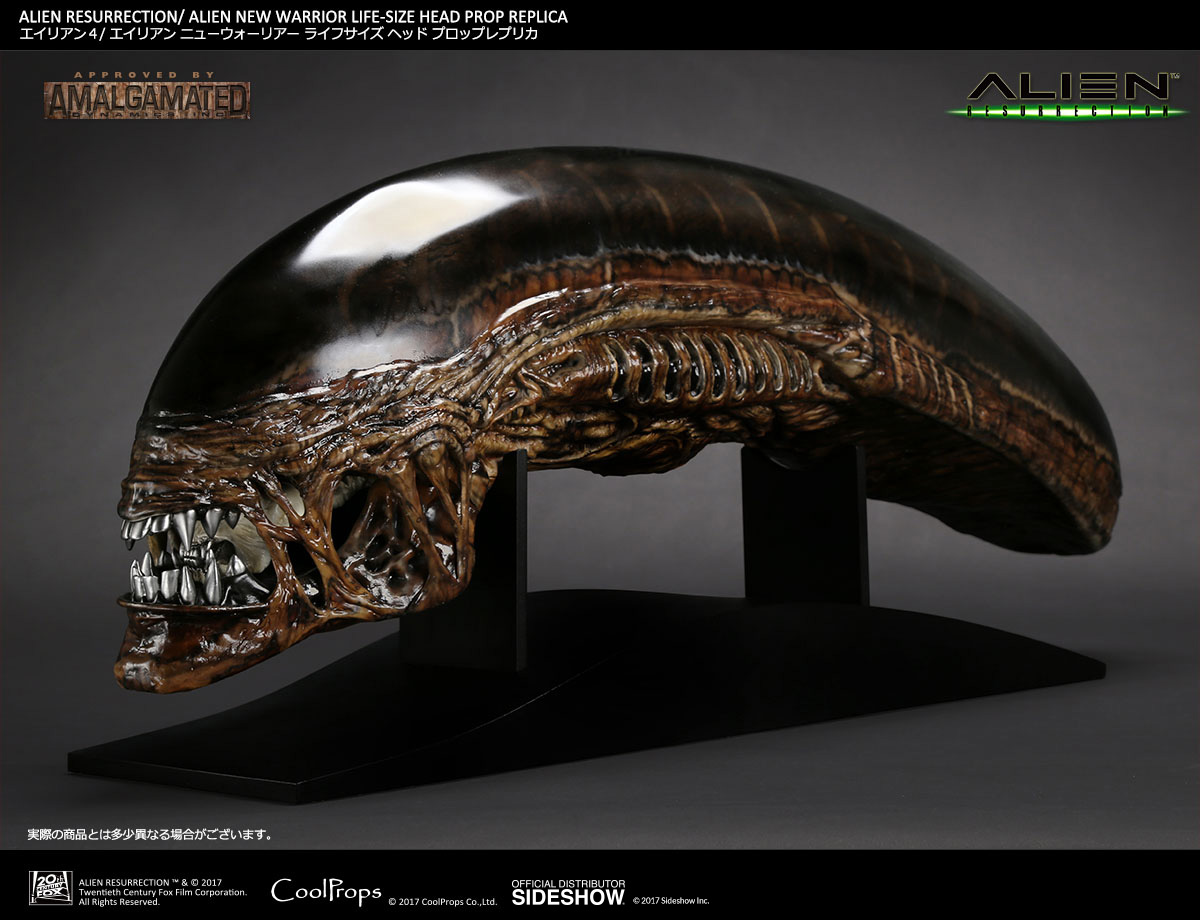 Alien Resurrection: New Warrior Life Sized Head Prop Replica 90 cm