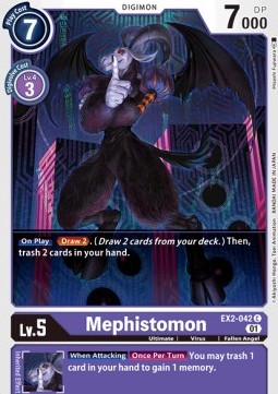 Single Digimon Mephistomon (EX2-042) - English