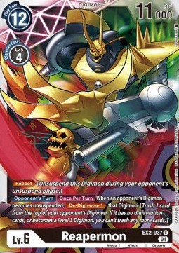 Single Digimon Reapermon (EX2-037) - English