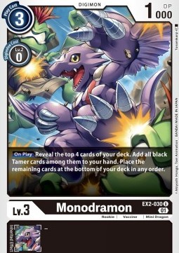 Single Digimon Monodramon (EX2-030) - English
