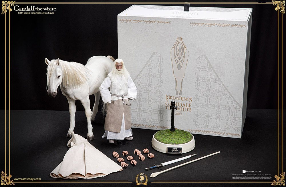 Lord of the Rings The Crown Series Action Figure 1/6 Gandalf the White 30 c